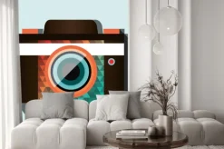 Naklejka: Retro aparat