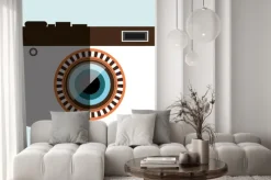 Naklejka: Retro aparat