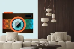 Naklejka: Retro aparat