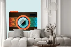 Naklejka: Retro aparat