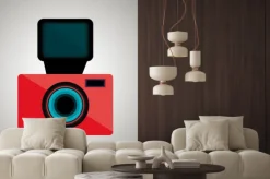 Naklejka: Retro aparat