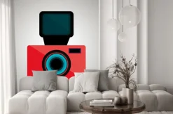 Naklejka: Retro aparat