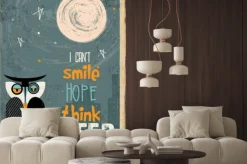 Naklejka: Retro metalu znak "nie mogę się uśmiechać, nadzieja, że ​​sen"