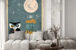 Naklejka: Retro metalu znak "nie mogę się uśmiechać, nadzieja, że ​​sen"