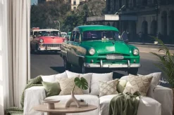 Naklejka: Retro: oldtimer havana | kuba