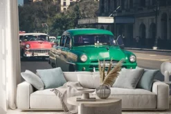 Naklejka: Retro: oldtimer havana | kuba