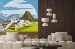 Naklejka: Retro stylizowany wizerunek.