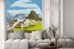 Naklejka: Retro stylizowany wizerunek.