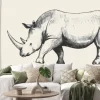 Naklejka: Rhino sketch
