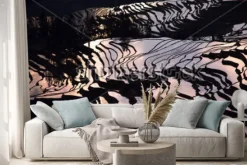 Naklejka: Rice field terrace in china from aerial view