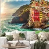 Naklejka: Riomaggiore, cinque terre, włochy