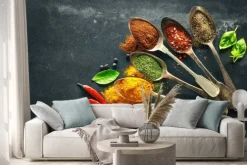 Naklejka: Różne zioła i przyprawy