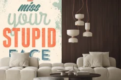 Naklejka: Rocznika typografii saint valentine wektora eps10.