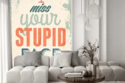 Naklejka: Rocznika typografii saint valentine wektora eps10.