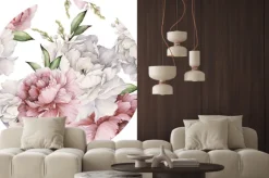 Naklejka: Romantyczne piwonie