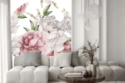 Naklejka: Romantyczne piwonie