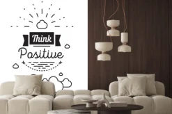 Naklejka: Romantyczny, inspirujący cytat. czarno-biały wektora typografia