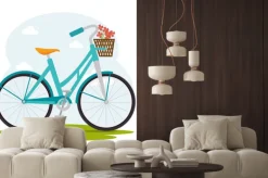 Naklejka: Rower i grafik cyclism projekt