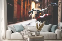 Naklejka: Rower na ulicach barcelony