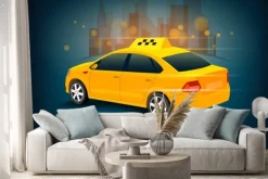 Naklejka: Samochód taxi