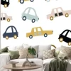 Naklejka: Samochodziki w stonowanych kolorach