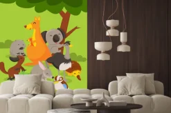 Naklejka: Scena australijskie zwierzęta