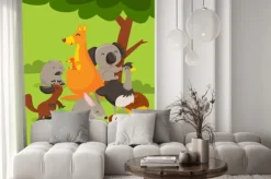 Naklejka: Scena australijskie zwierzęta