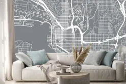 Naklejka: Schematyczny plan miasta san diego