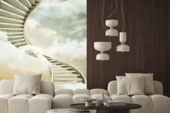 Naklejka: Schody spiralne