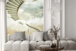 Naklejka: Schody spiralne