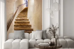 Naklejka: Schody w zamku kufstein w austrii