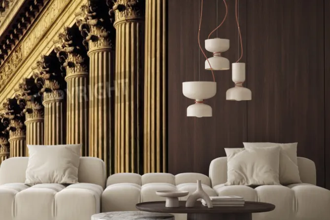 Naklejka: Sąd najwyższy stanów zjednoczonych elewacji budynku i kolumny