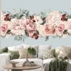 Naklejka: Seamless floral pattern with flowers on summer background, watercolor