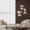 Naklejka: Seamless white leather upholstery
