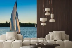 Naklejka: Segelboot, blaue stunde