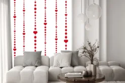 Naklejka: Serca i kropki, wektorowe