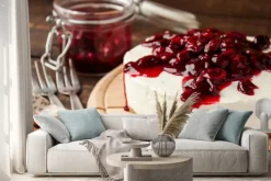 Naklejka: Sernik wiśniowy