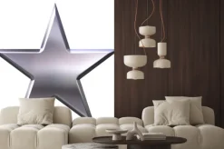 Naklejka: Silver star