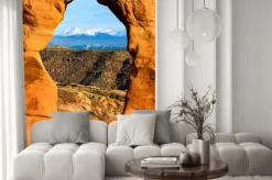 Naklejka: Skały o niezwykłej formie w parku narodowym arches