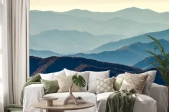 Naklejka: Smoky grzbiety górskie