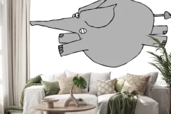 Naklejka: Słoń potęga strachu