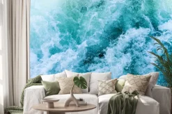 Naklejka: Spieniona morska toń