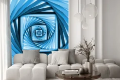 Naklejka: Spirali streszczenie, tło wirować