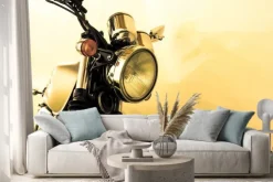 Naklejka: Split toning vintage motorcycle