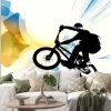 Naklejka: Sport illustration of bmx rider