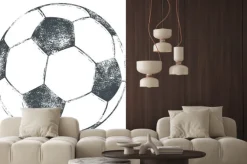 Naklejka: Sportowy motyw piłki nożnej