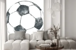 Naklejka: Sportowy motyw piłki nożnej