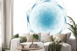 Naklejka: Stained szkła lub kwiat motyl, cyfrowe projektowanie fractal