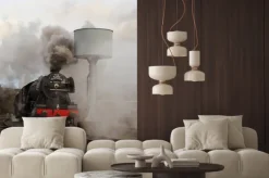 Naklejka: Stara lokomotywa wypuszczająca dym