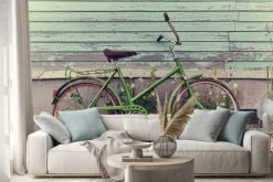 Naklejka: Stare retro rower.